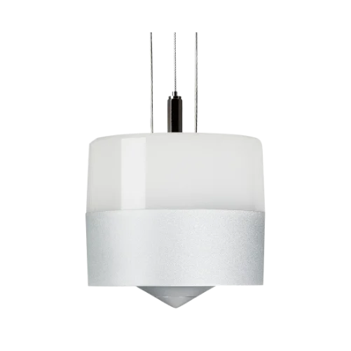 NewTec CONO Pendo SMART grå – trådløs pendelhøjttaler med 360° lyd til kommercielle miljøer
