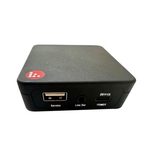 Loud of Sweden RX2 nero per rendere wireless i diffusori SS2 in negozio e showroom