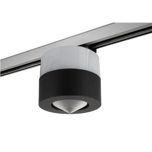 Altoparlante 360° NewTec CONO canto SMART nero per filodiffusione su binario commerciale