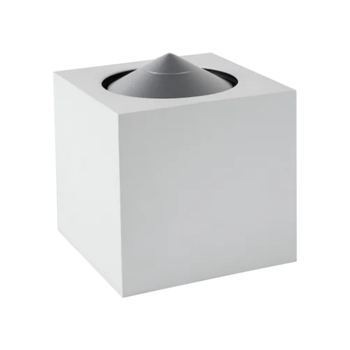Altoparlante cubo 360° NewTec CONO cubo SMART bianco wireless 1,9 GHz per impianto audio retail