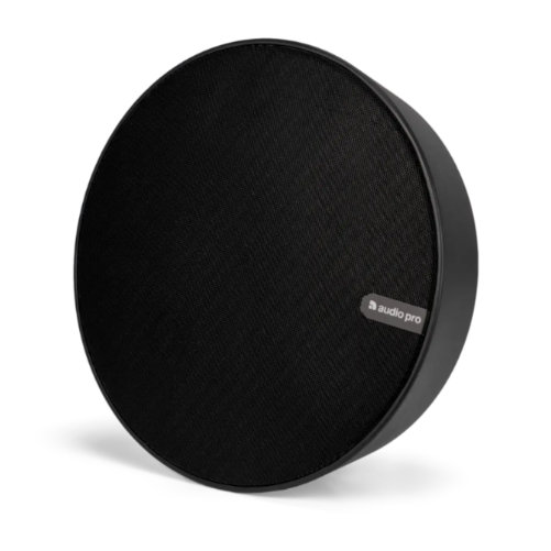 Audio Pro SPW-5 svart – veggmontert høyttaler for bakgrunnsmusikk i høy kvalitet i butikker, restauranter og offentlige rom